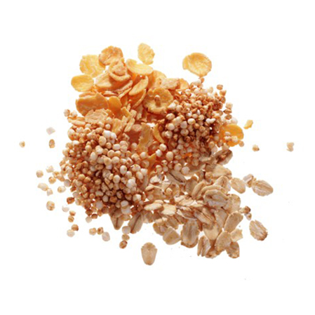 Diese Basis bietet einen höheren Gehalt an Proteinen! Sie ist somit geeignet für den Muskelaufbau, schmeckt jedoch durch die Sojaflakes und das gepuffte Quinoa auch für Stubenhocker einfach lecker!